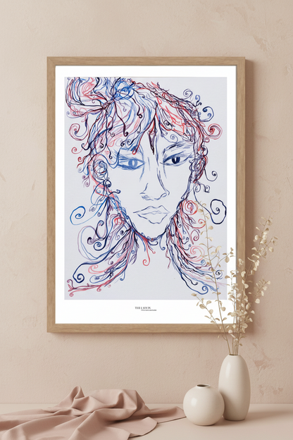 The Lady Creating - Print on Fine Art Paper