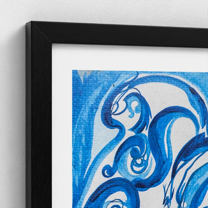 The Lady in the Mirror in the Morning - Print on Fine Art Paper