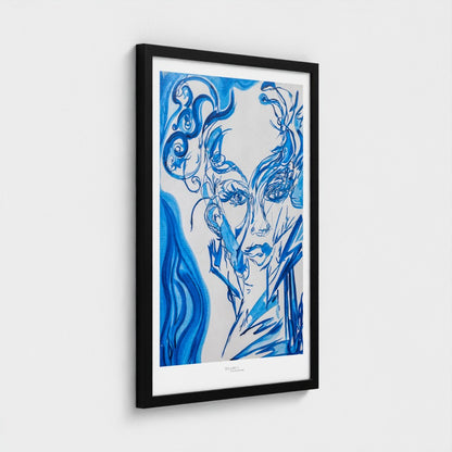 The Lady in the Mirror in the Morning - Print on Fine Art Paper