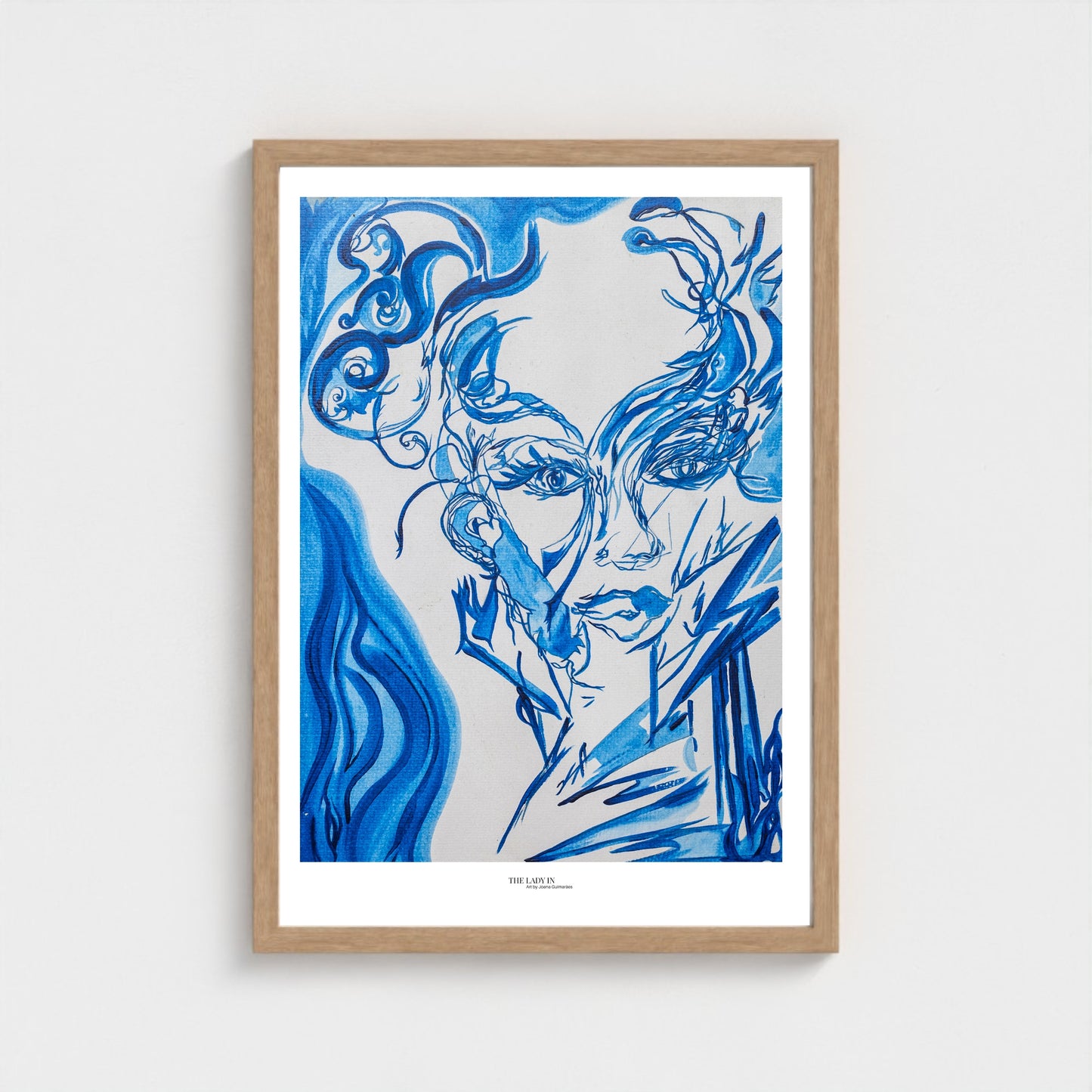 The Lady in the Mirror in the Morning - Print on Fine Art Paper