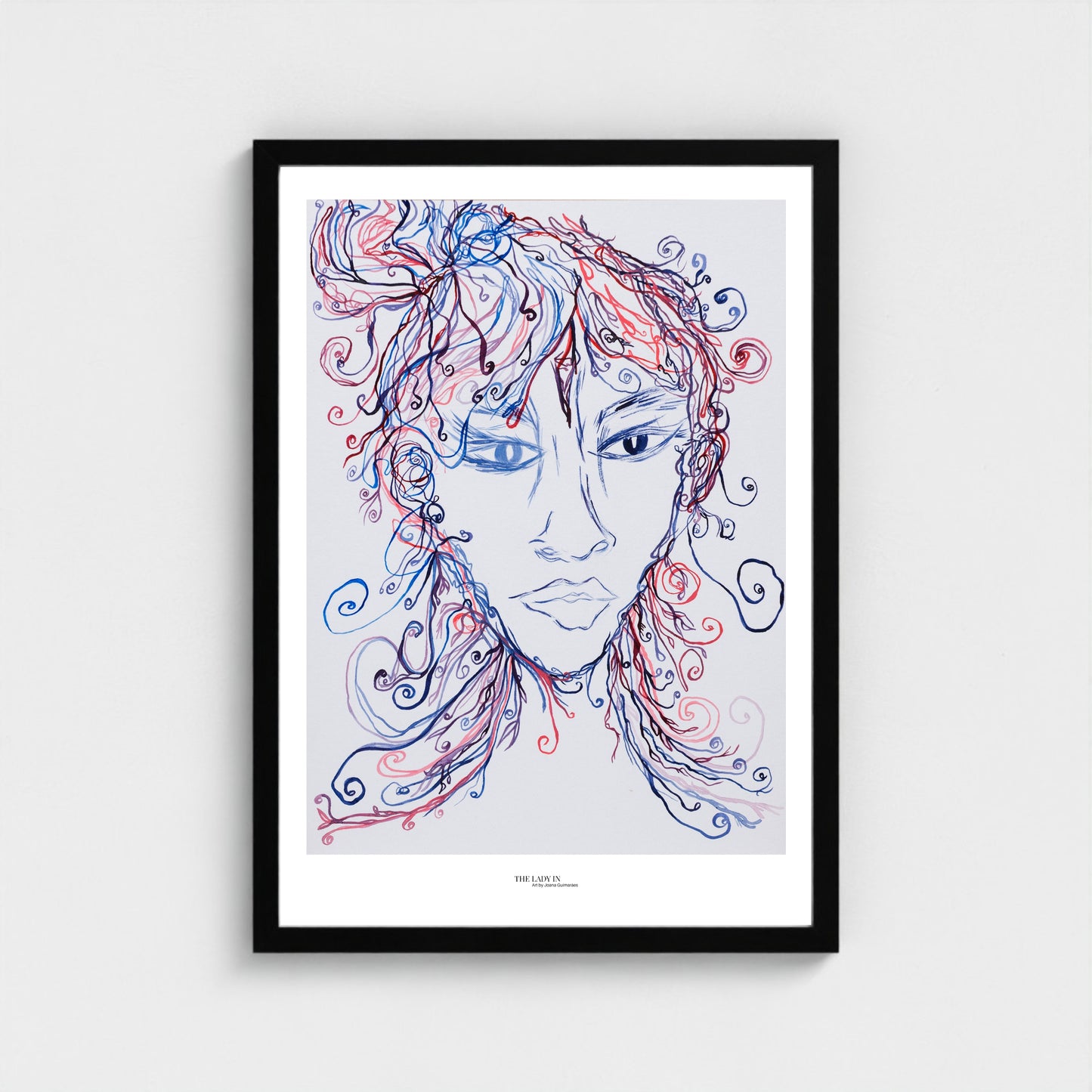 The Lady Creating - Print on Fine Art Paper