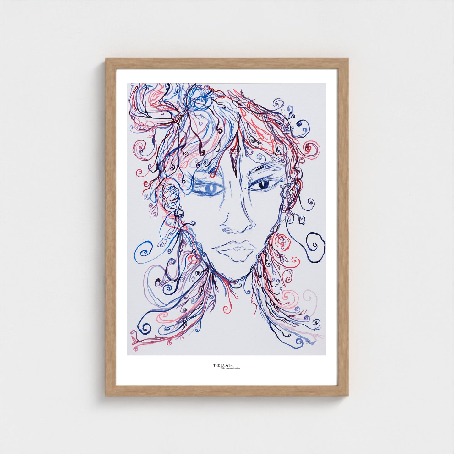 The Lady Creating - Print on Fine Art Paper