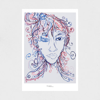 The Lady Creating - Print on Fine Art Paper