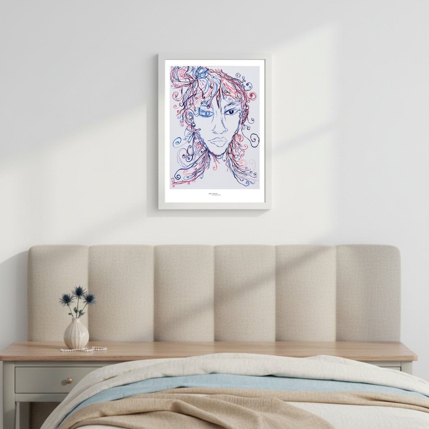 The Lady Creating - Print on Fine Art Paper