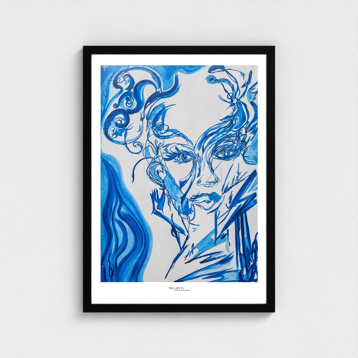 The Lady in the Mirror in the Morning - Print on Fine Art Paper