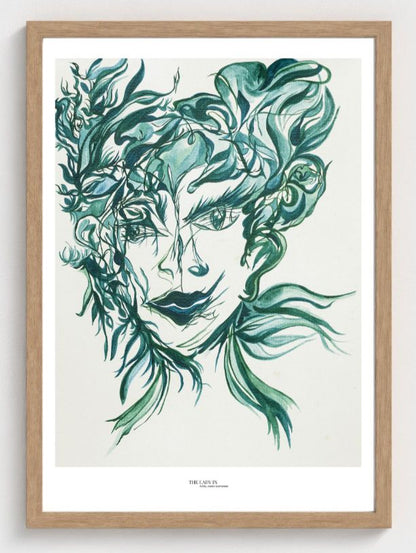 The Lady in the Mirror and the Hair... Again - Print on Fine Art Paper